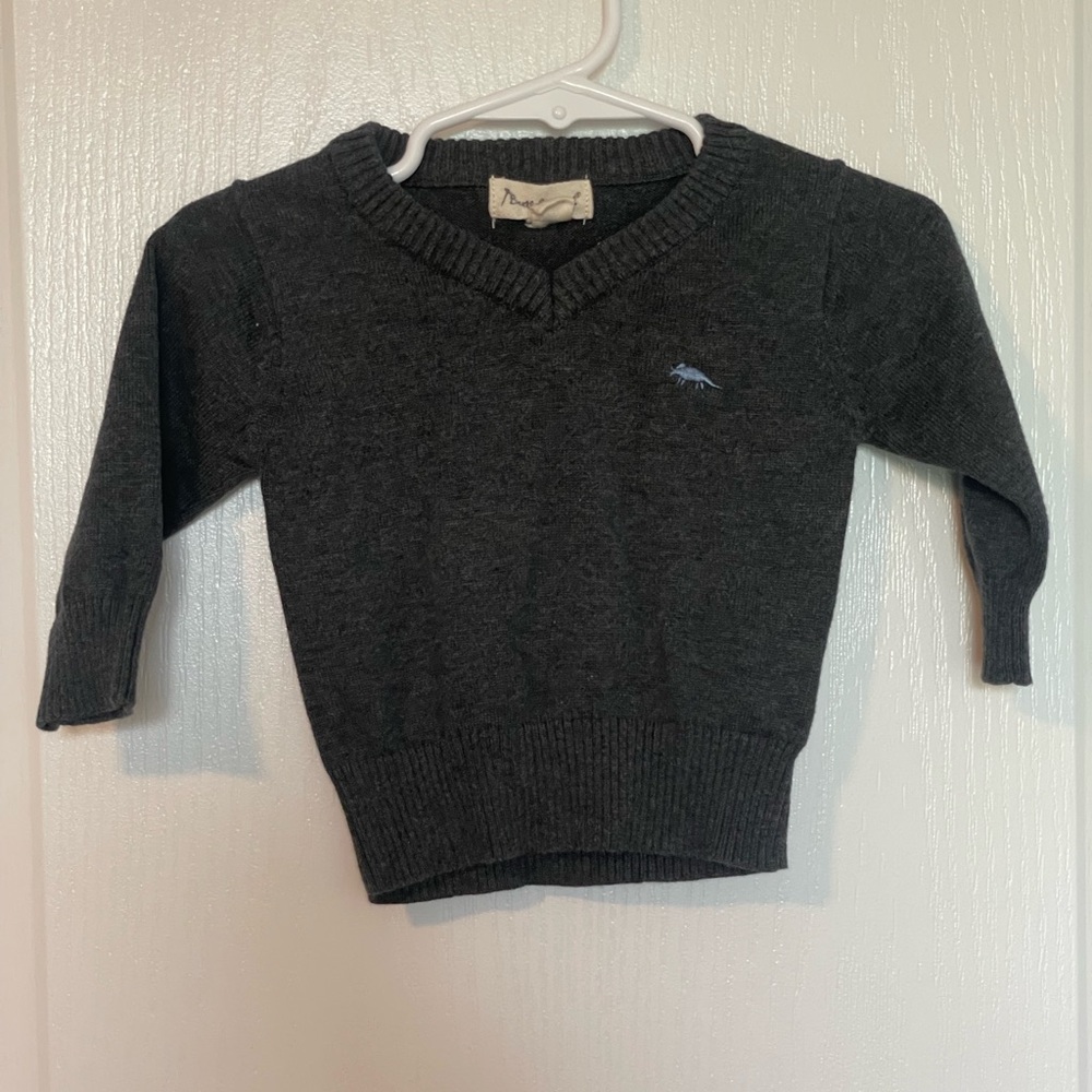 Beetle & Thread Boys Sweater V Neck Size 6-9M